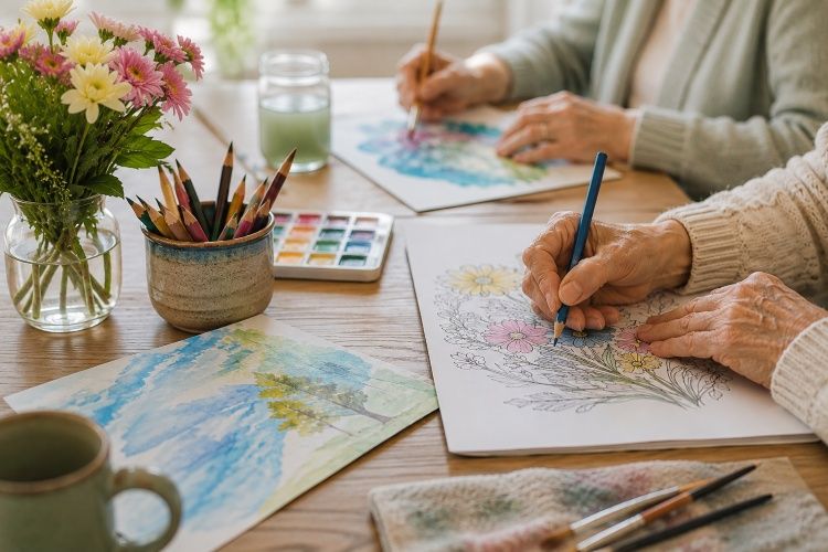 How Art Therapy Supports Cognitive Health for Older Adults