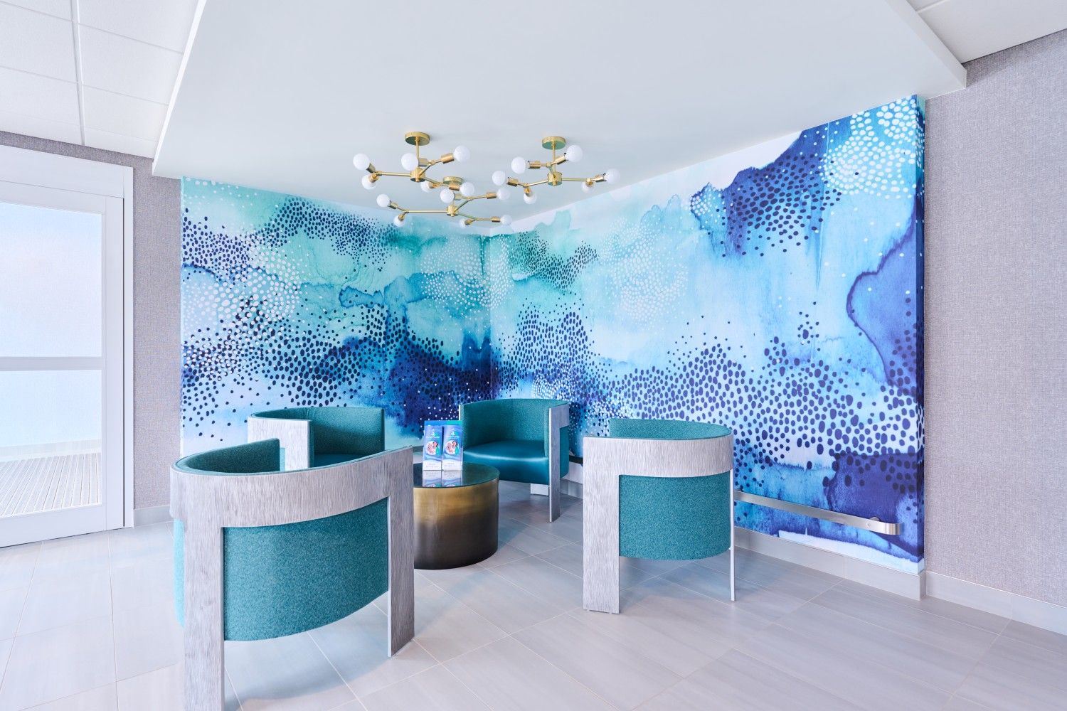 Crest Pointe NJ nursing home lobby rendering