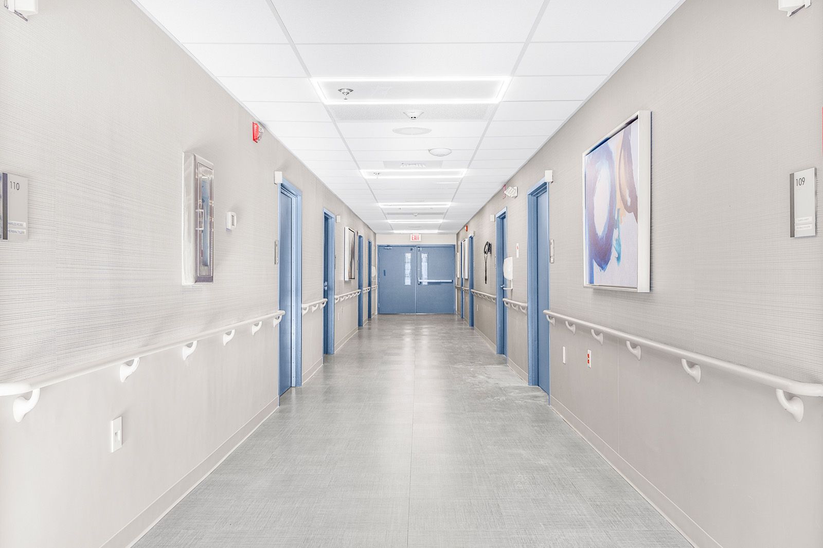 Chelsea VA nursing home hallway