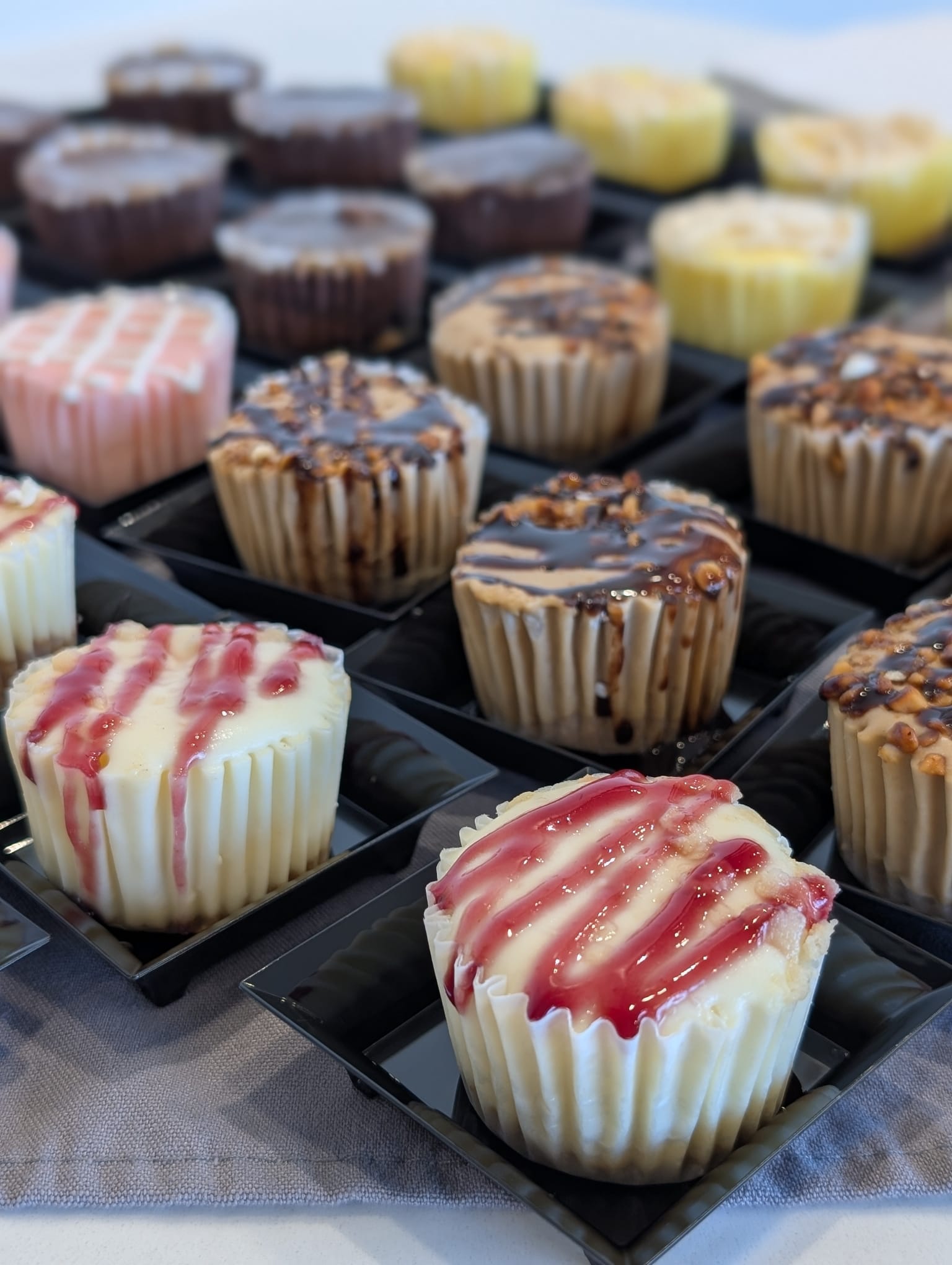 assorted delicious dessert tarts