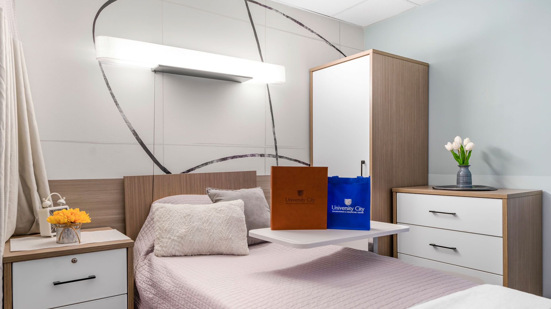 University City PA nursing home semi bedroom