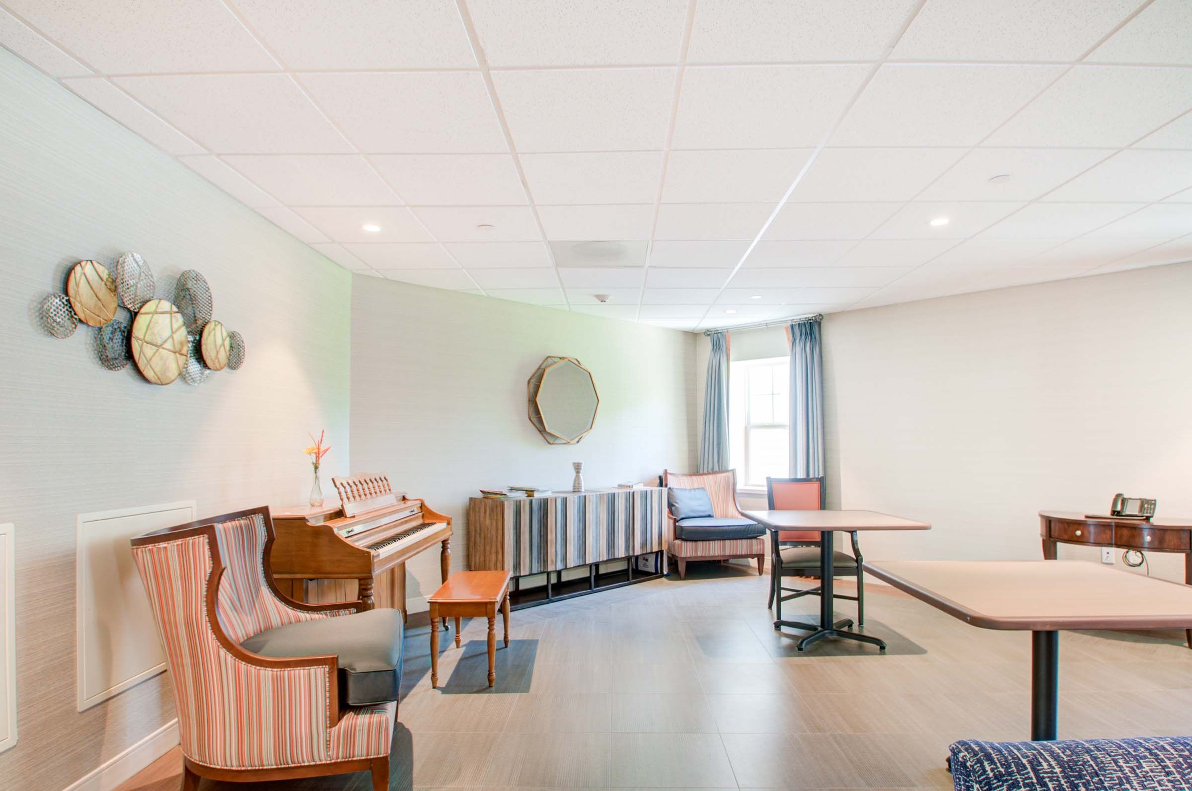 The Jewish Home NJ nursing home communal area