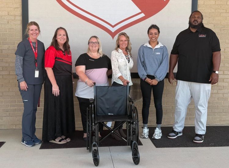 Lancashire Post Acute Donates New Wheelchair to Local High School