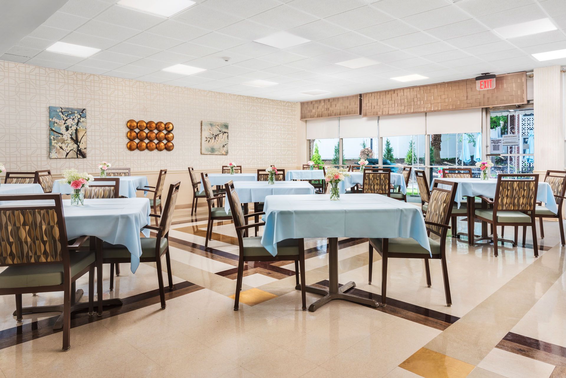 Coral Harbor NJ nursing home dining room
