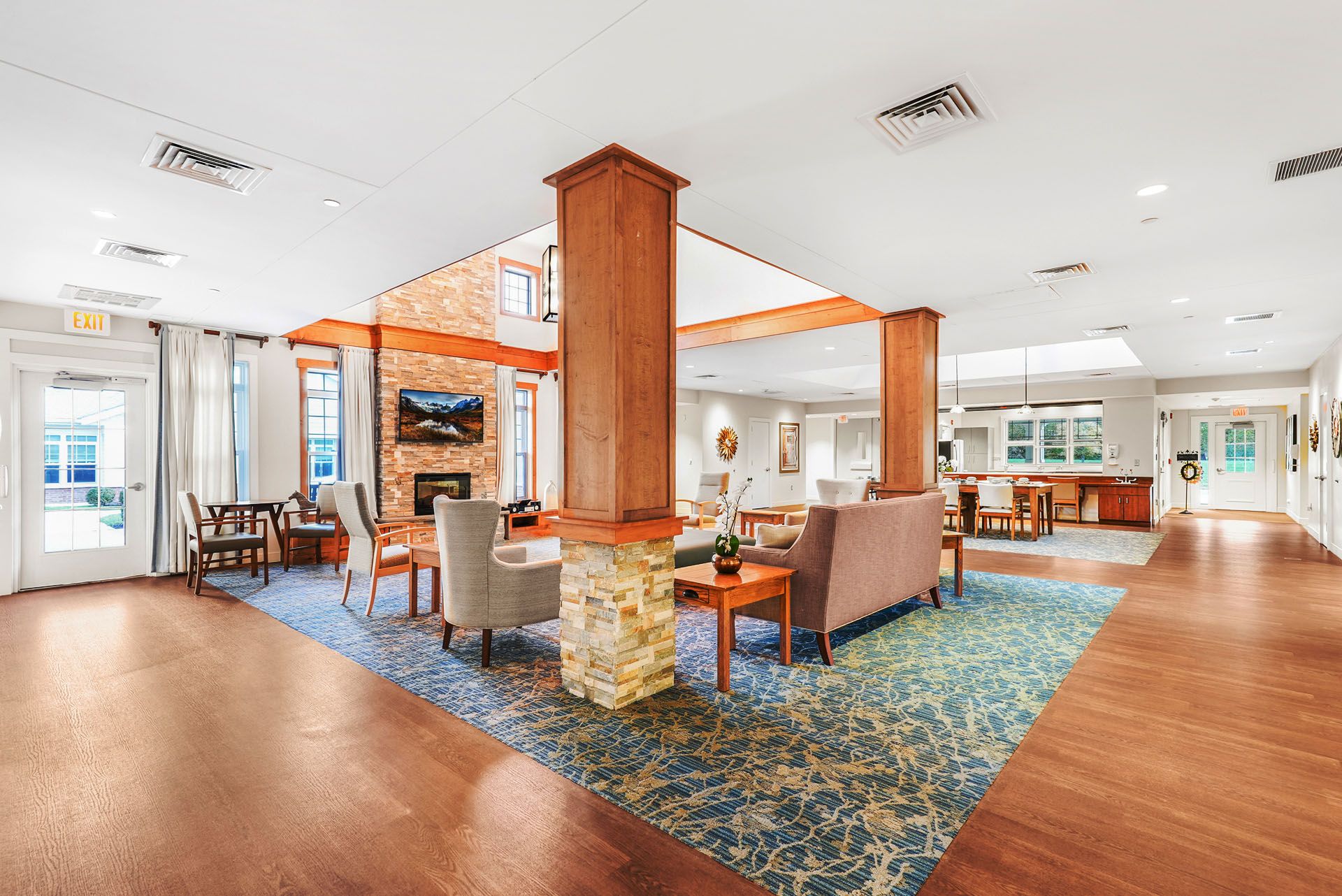 The Meadows NJ nursing home communal area