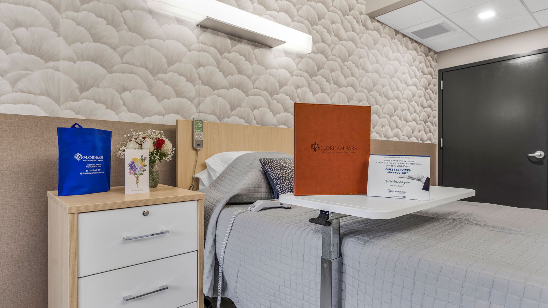 Florham Park NJ rehab private bedroom