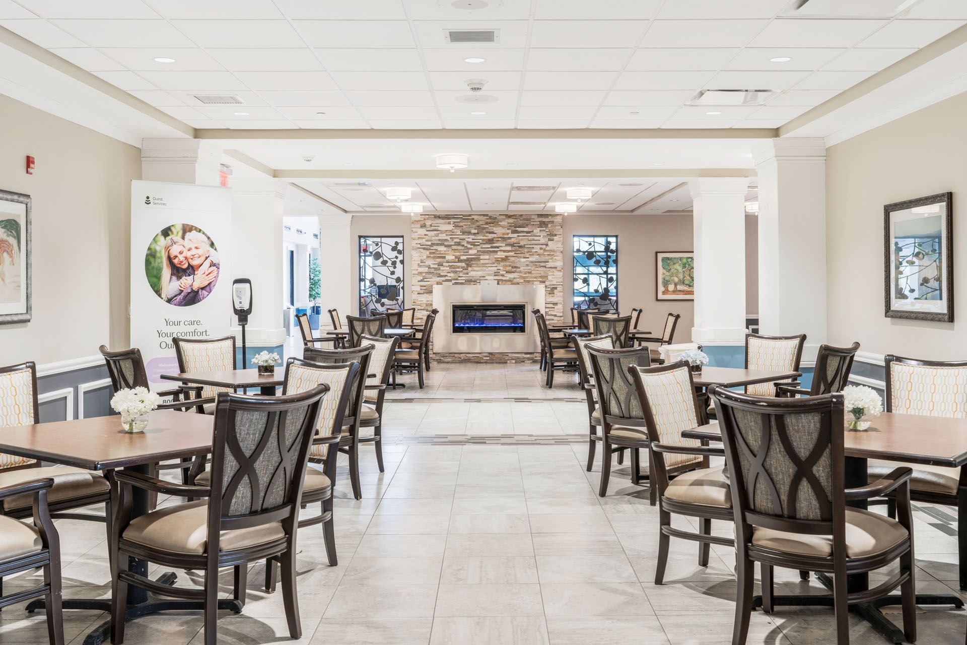 Exton PA nursing home dining room