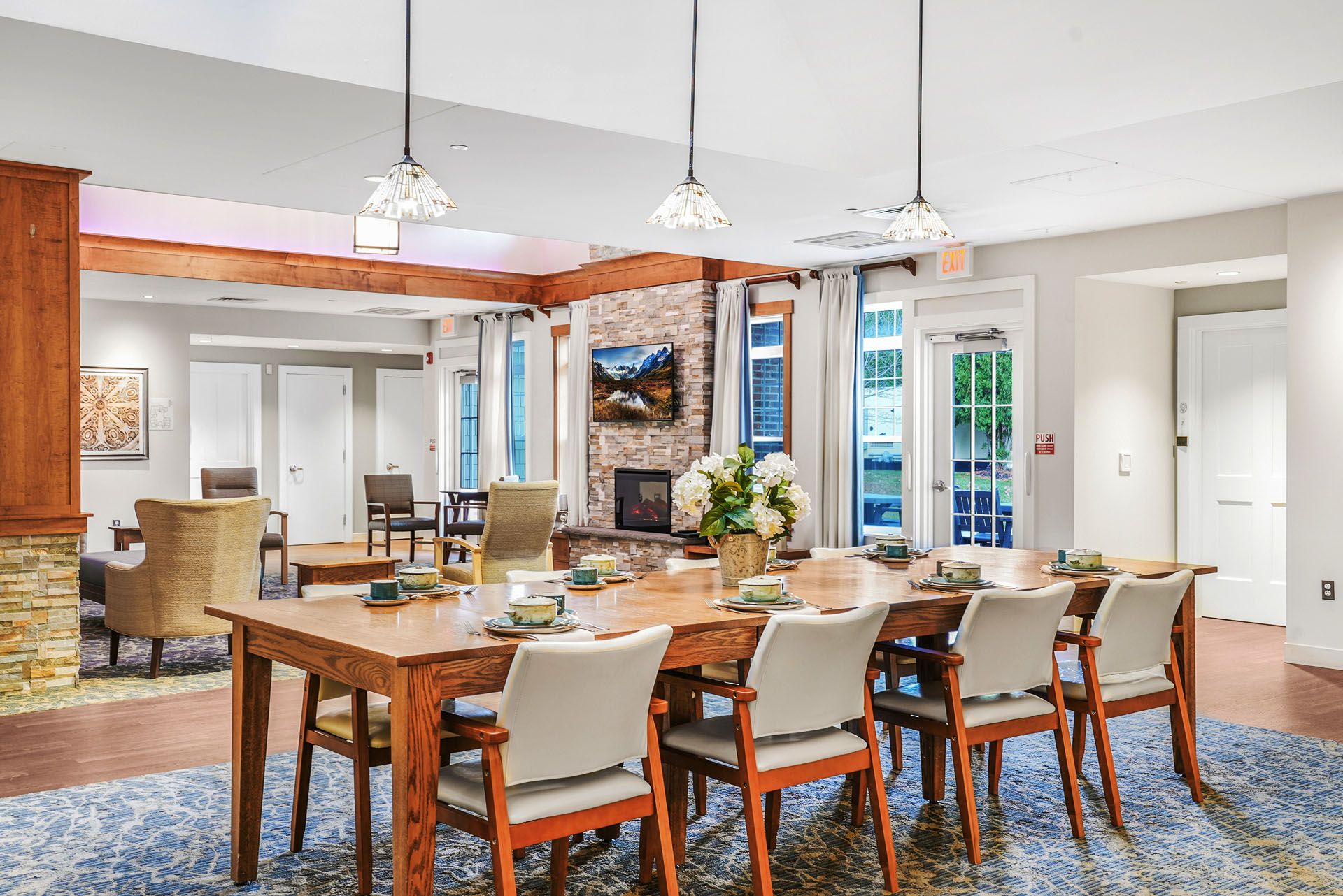 The Meadows NJ nursing home dining area 2