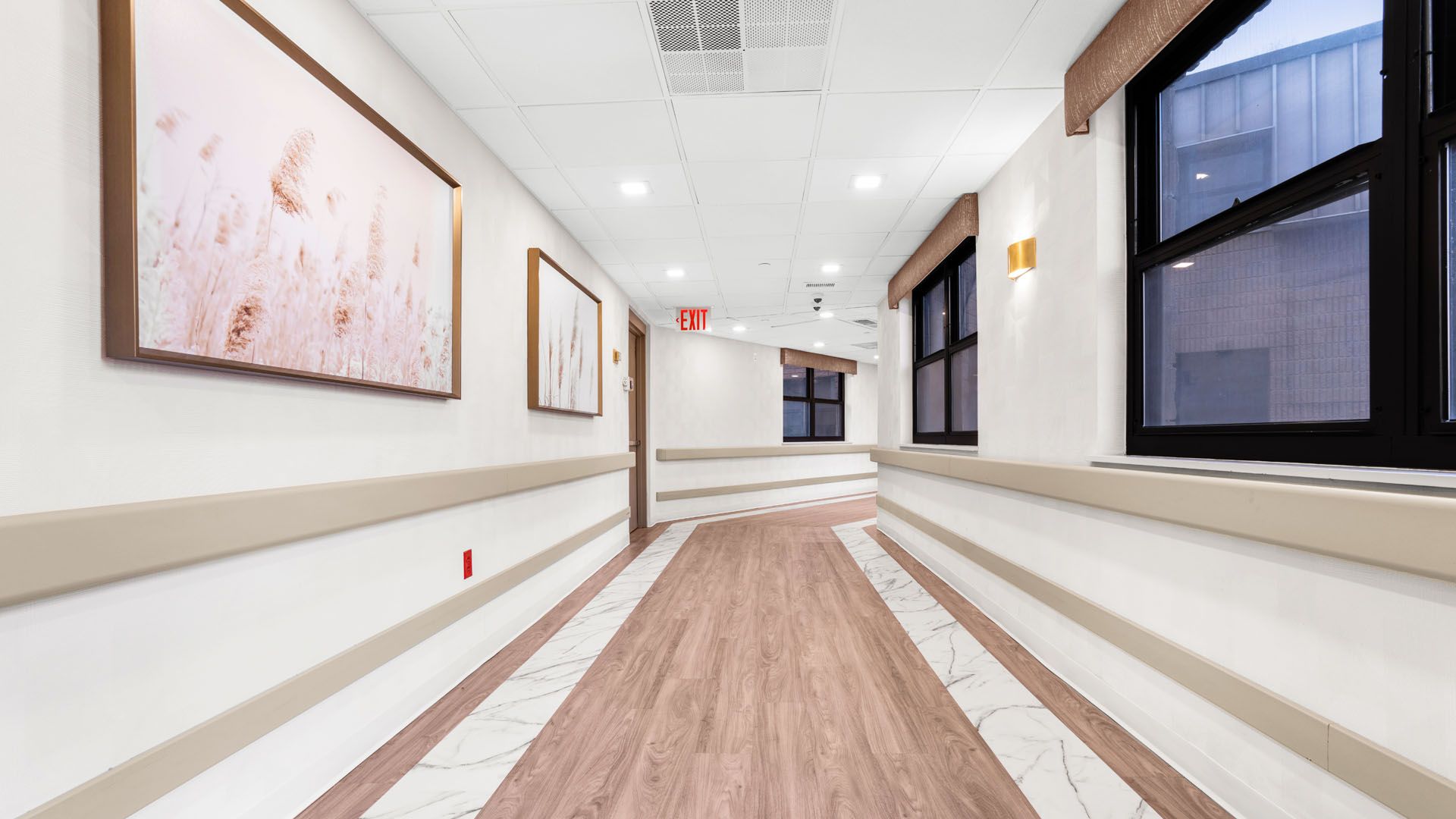 Oakland NJ nursing home hallway