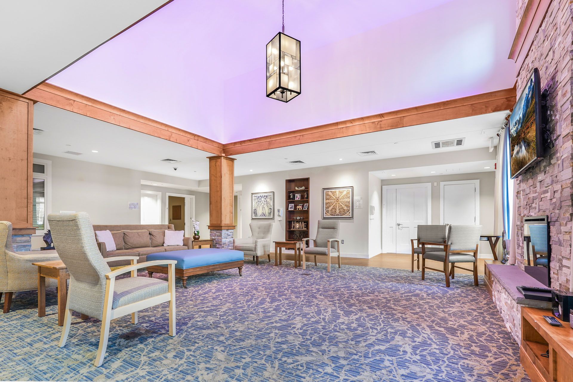 The Meadows NJ nursing home communal area