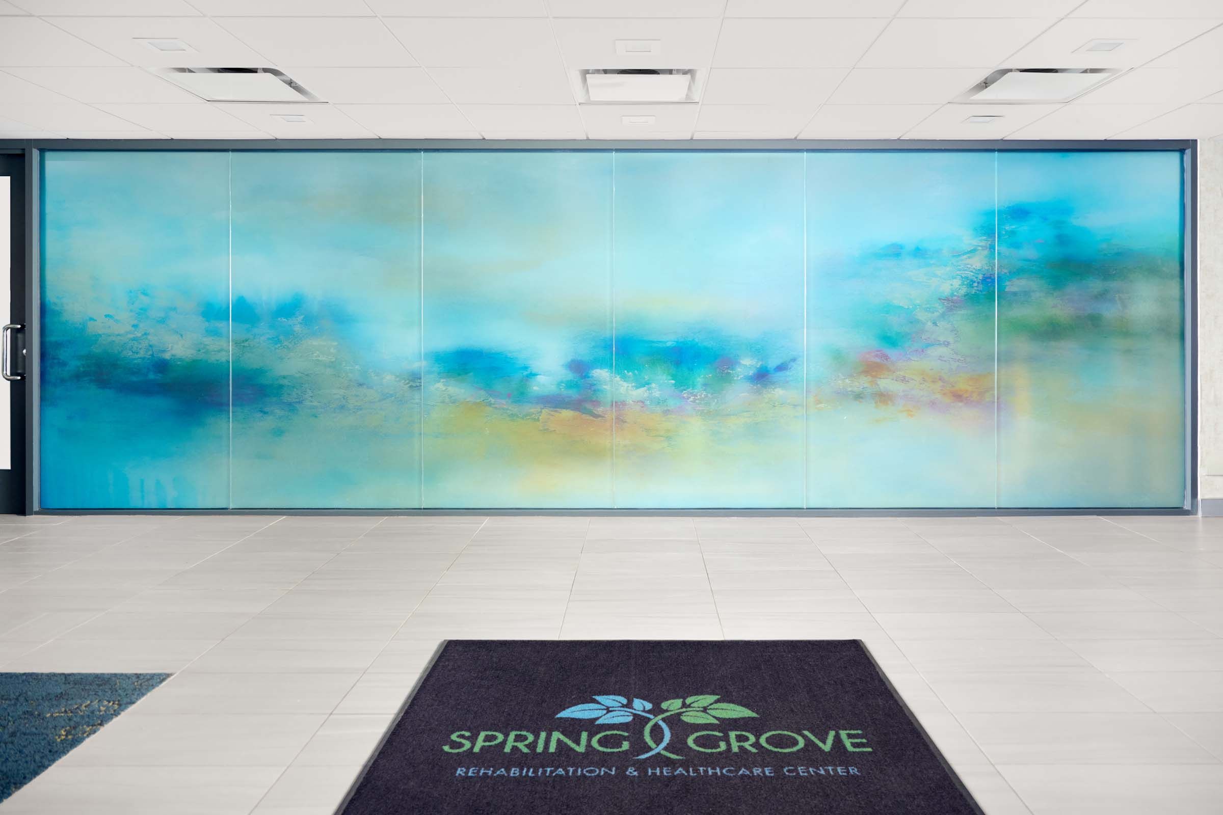 Spring Grove NJ rehab gym mural