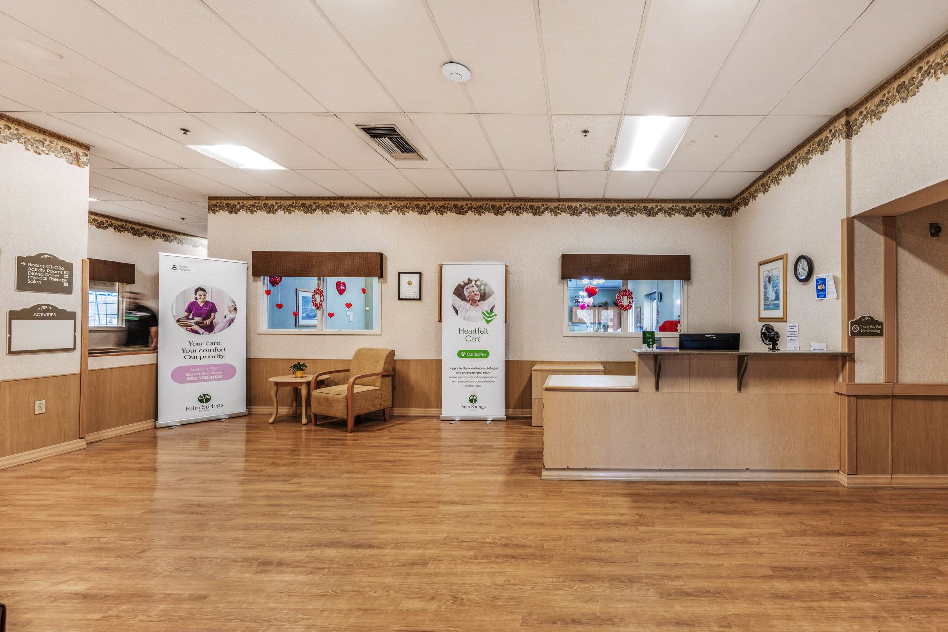 Palm Springs MA nursing home interior