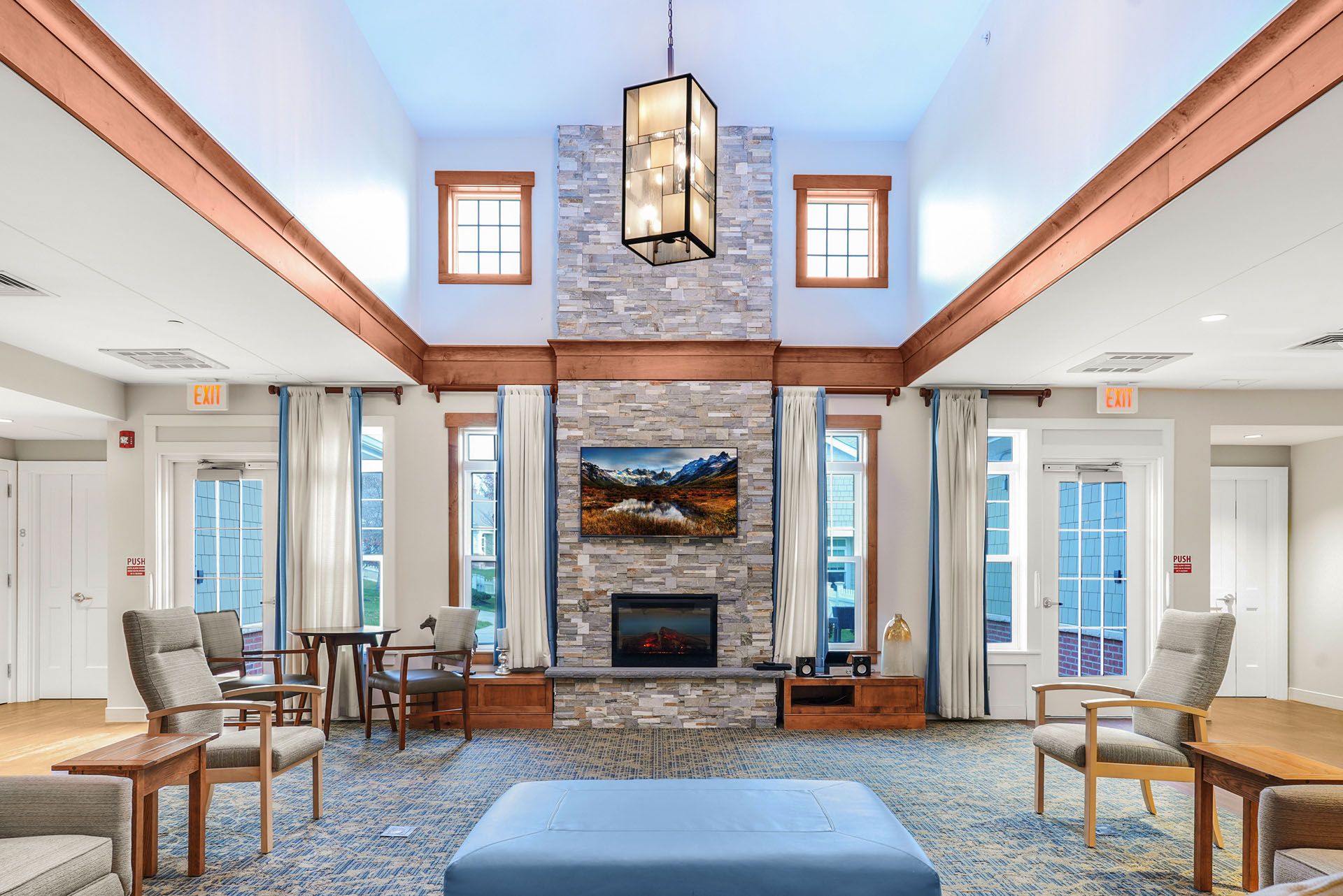 The Meadows NJ nursing home communal area
