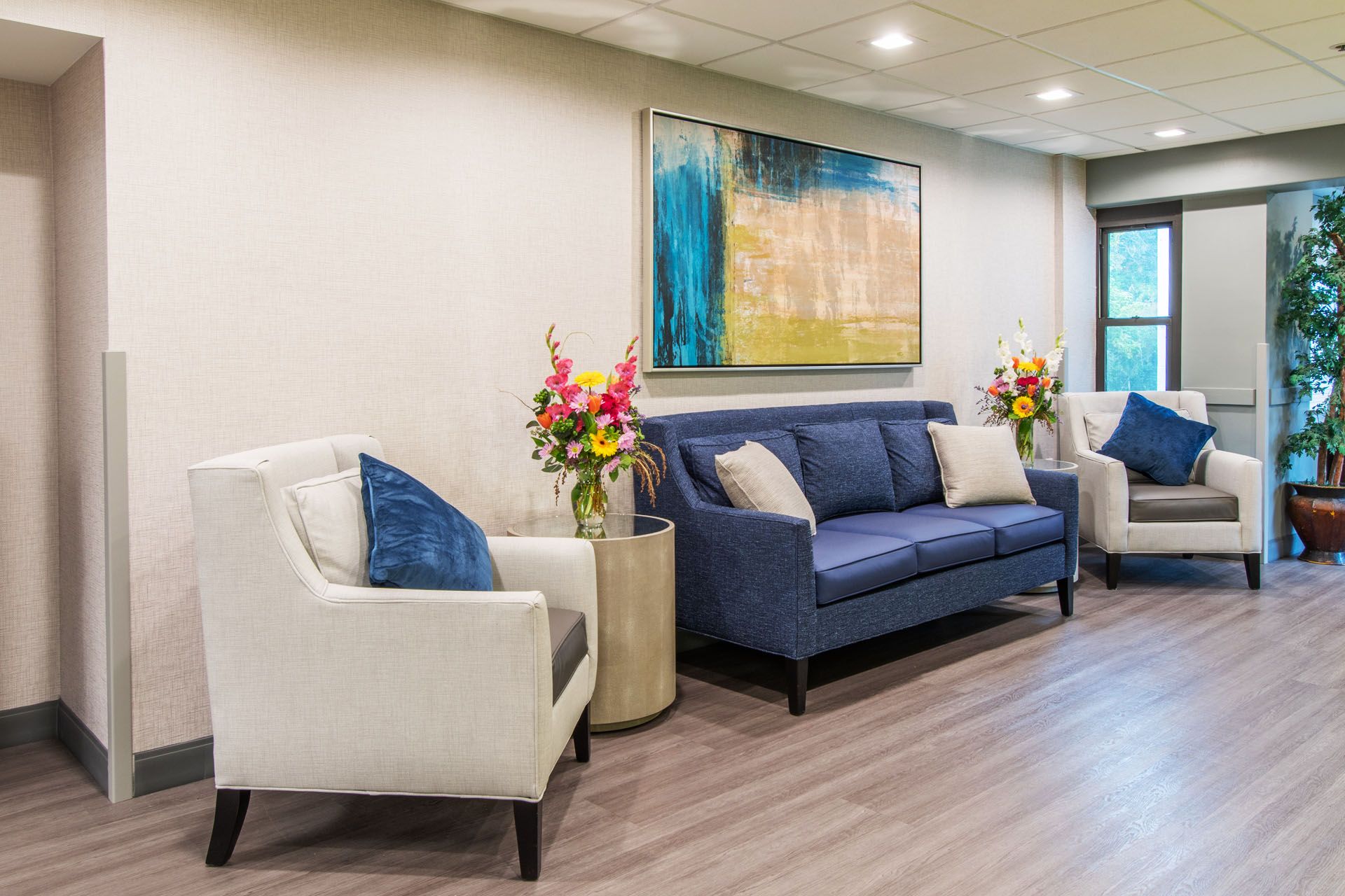 Cedar View MA nursing home lobby