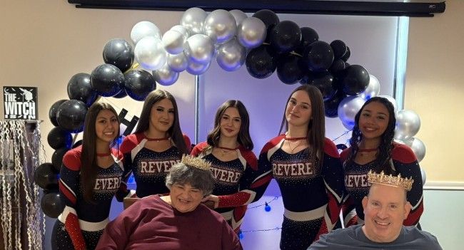 Lighthouse Nursing Home Welcomes Revere High Cheerleaders