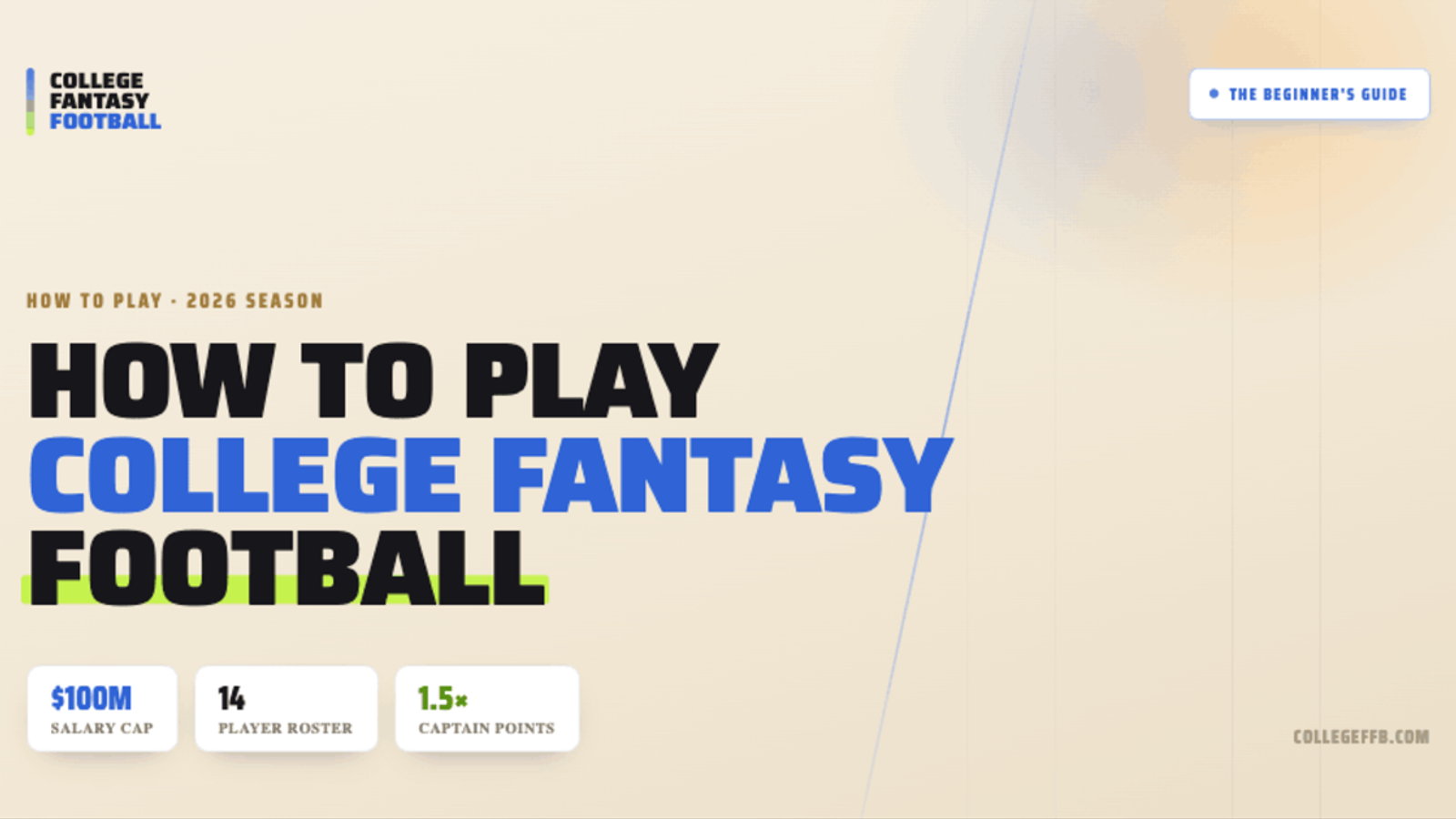 How to Play College Fantasy Football in 2026: A Deep Dive Into the Rules, Strategy, and Mechanics