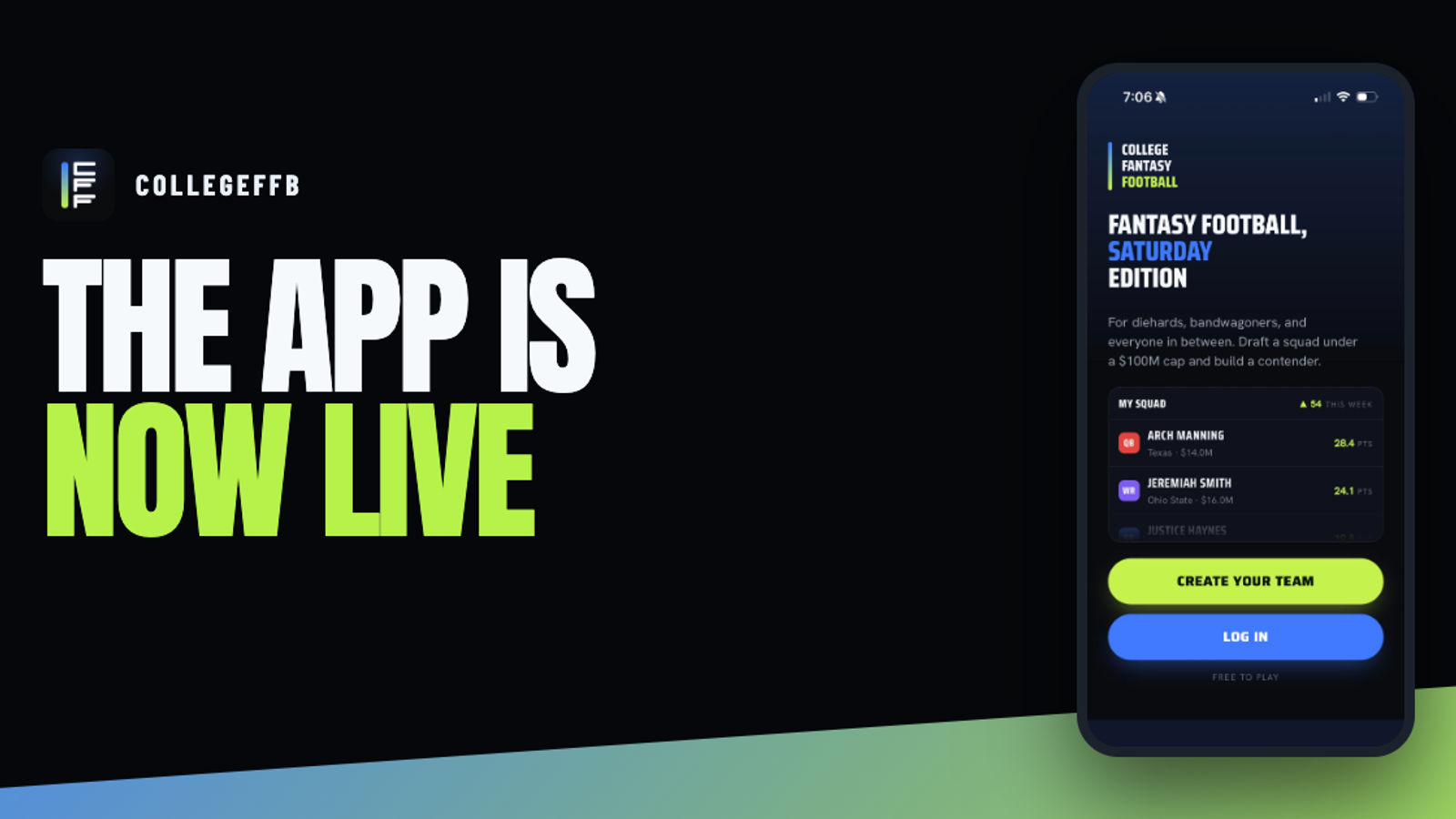 CollegeFFB Is Now an App!