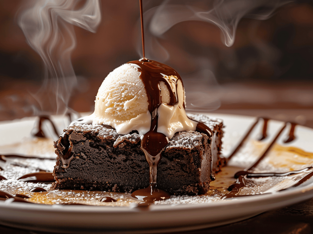 Brownie with Ice Cream