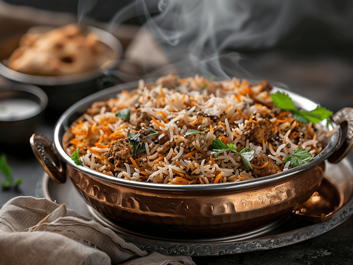 Veg Kheema Biryani