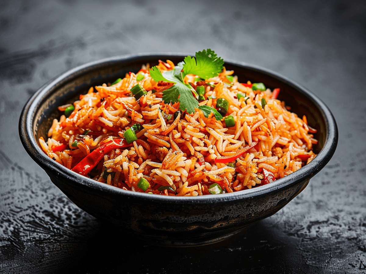 Triple Schezwan Fried Rice