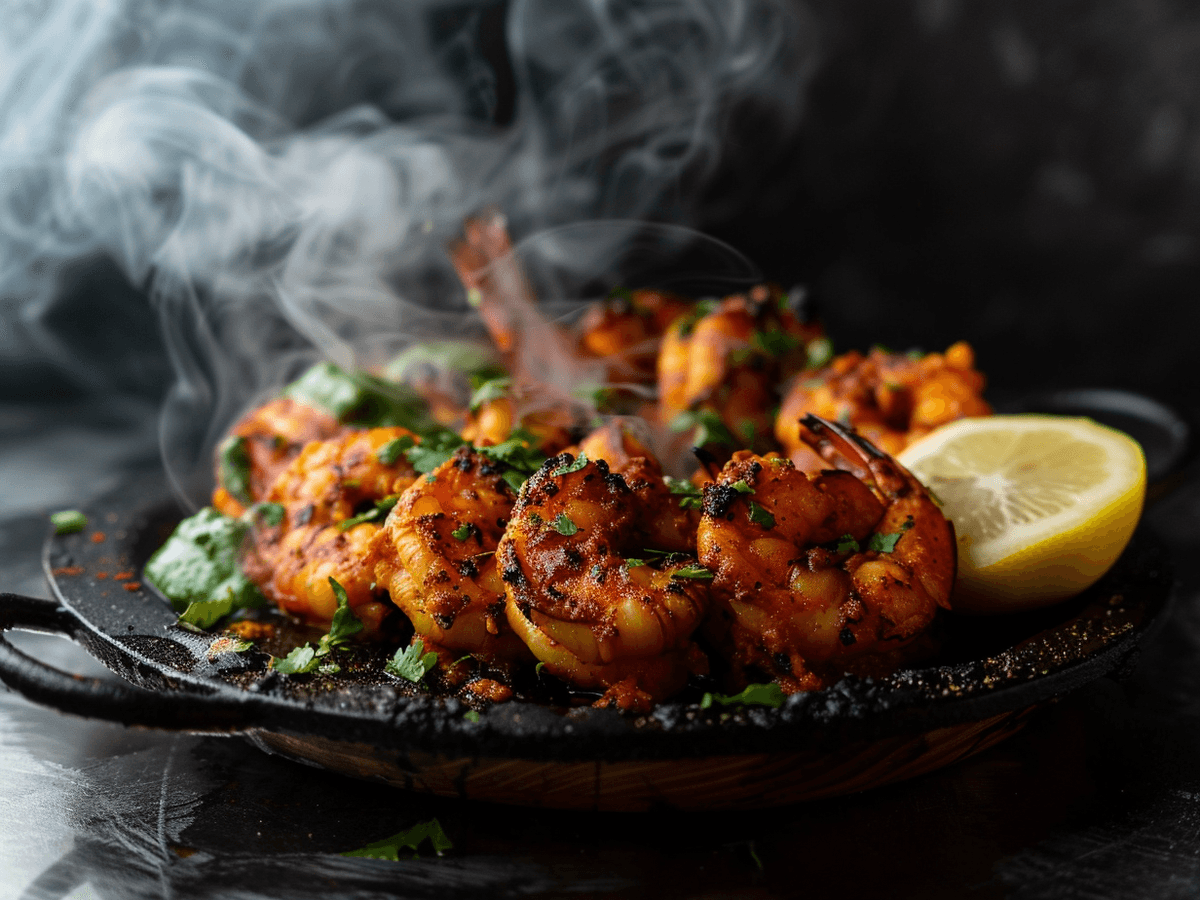 Ajwain Prawns Tikka