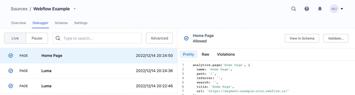 segment friendly page names