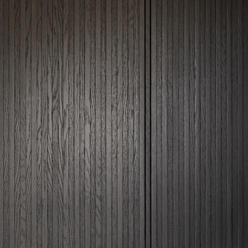 Spray Painted Skog in Deep Black