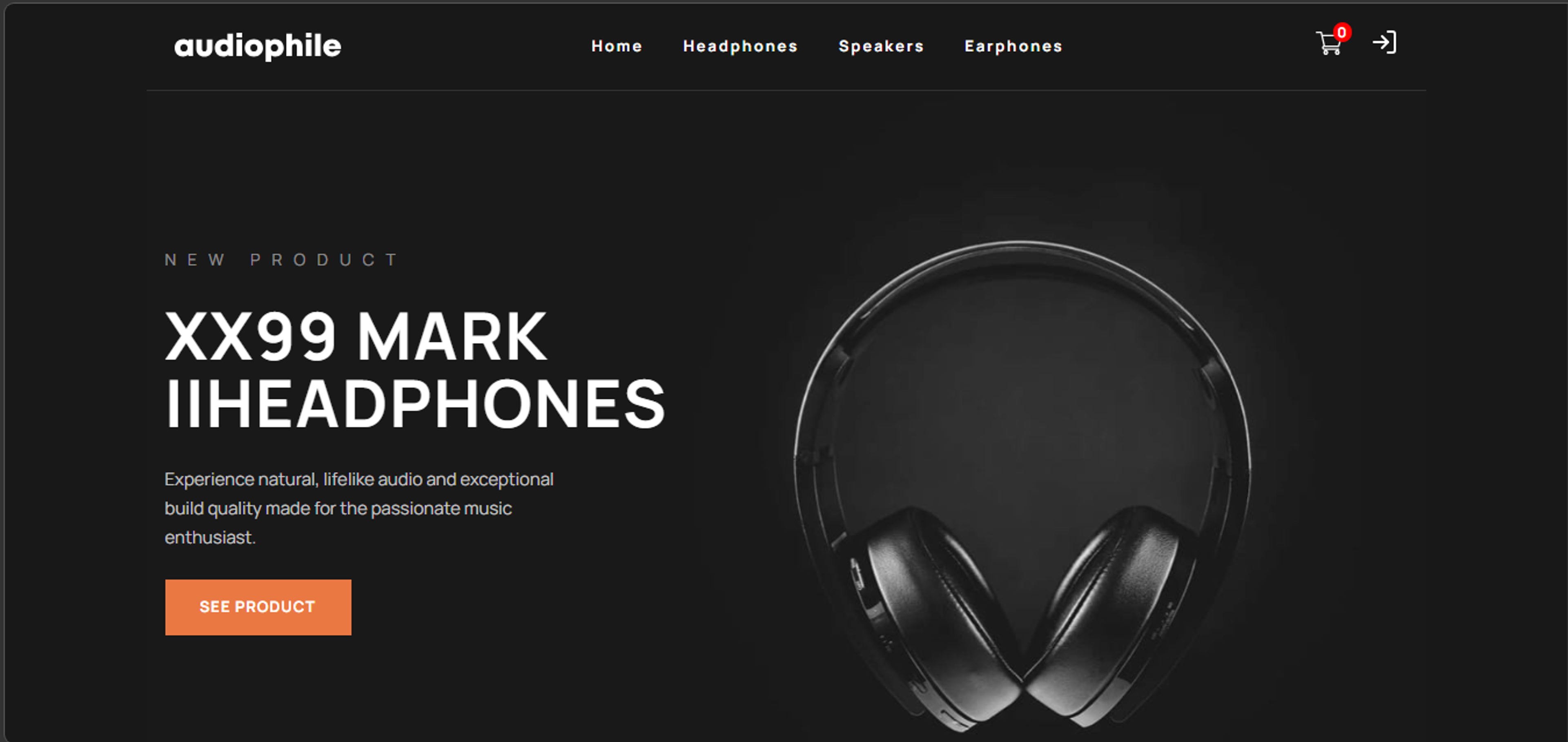 Audiophile E-Commerce Store