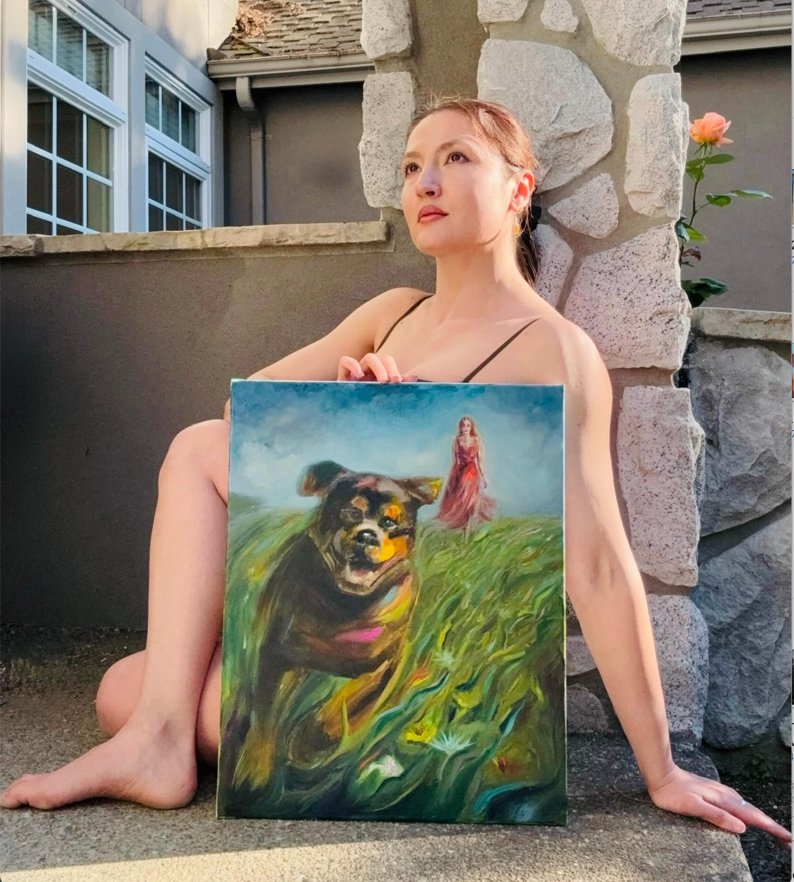 Let Him Run! — In the studio, for scale
