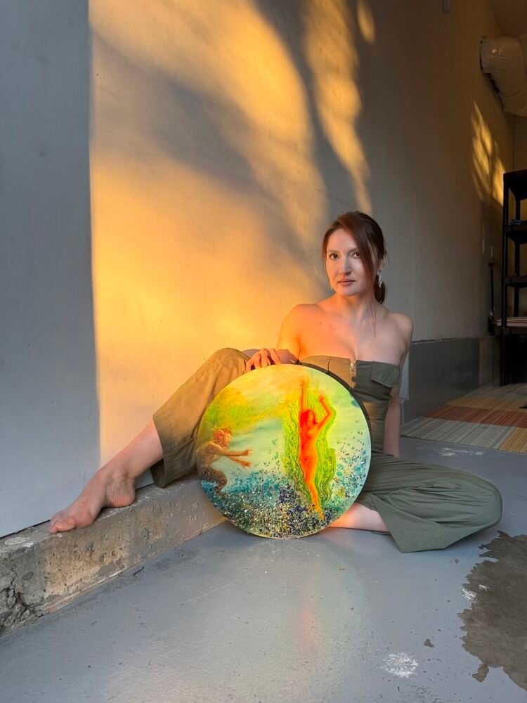 Syrinx — In the studio, for scale
