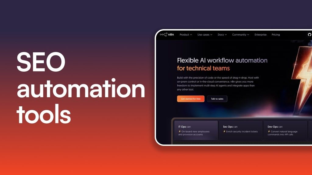 SEO automation workflows for lean in-house teams
