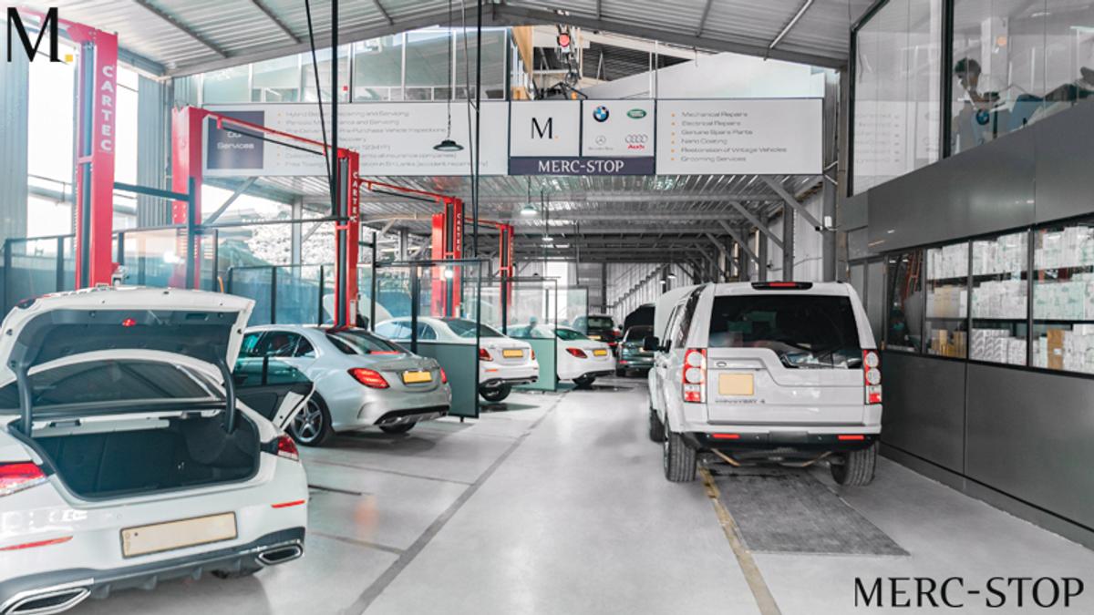 merc stop 2 post lifts under wash bay cartec trading