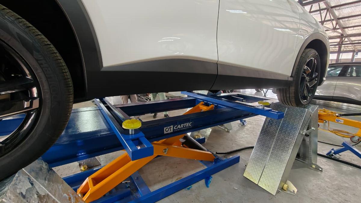 BAIC sri Lanka DPMC chassis repair bench jig cartec trading2