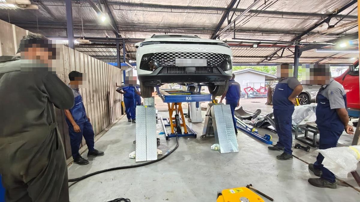 BAIC sri Lanka DPMC chassis repair bench jig cartec trading0