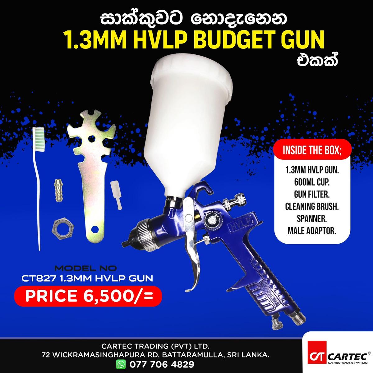 CT827 spray gun details