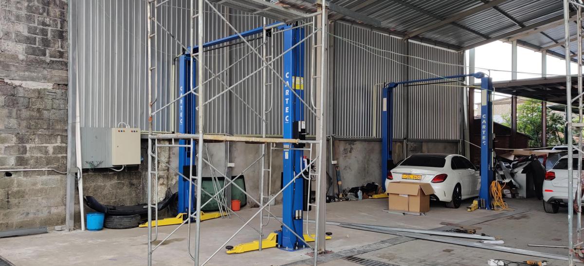 merc stop cartec trading 2 post lift installations
