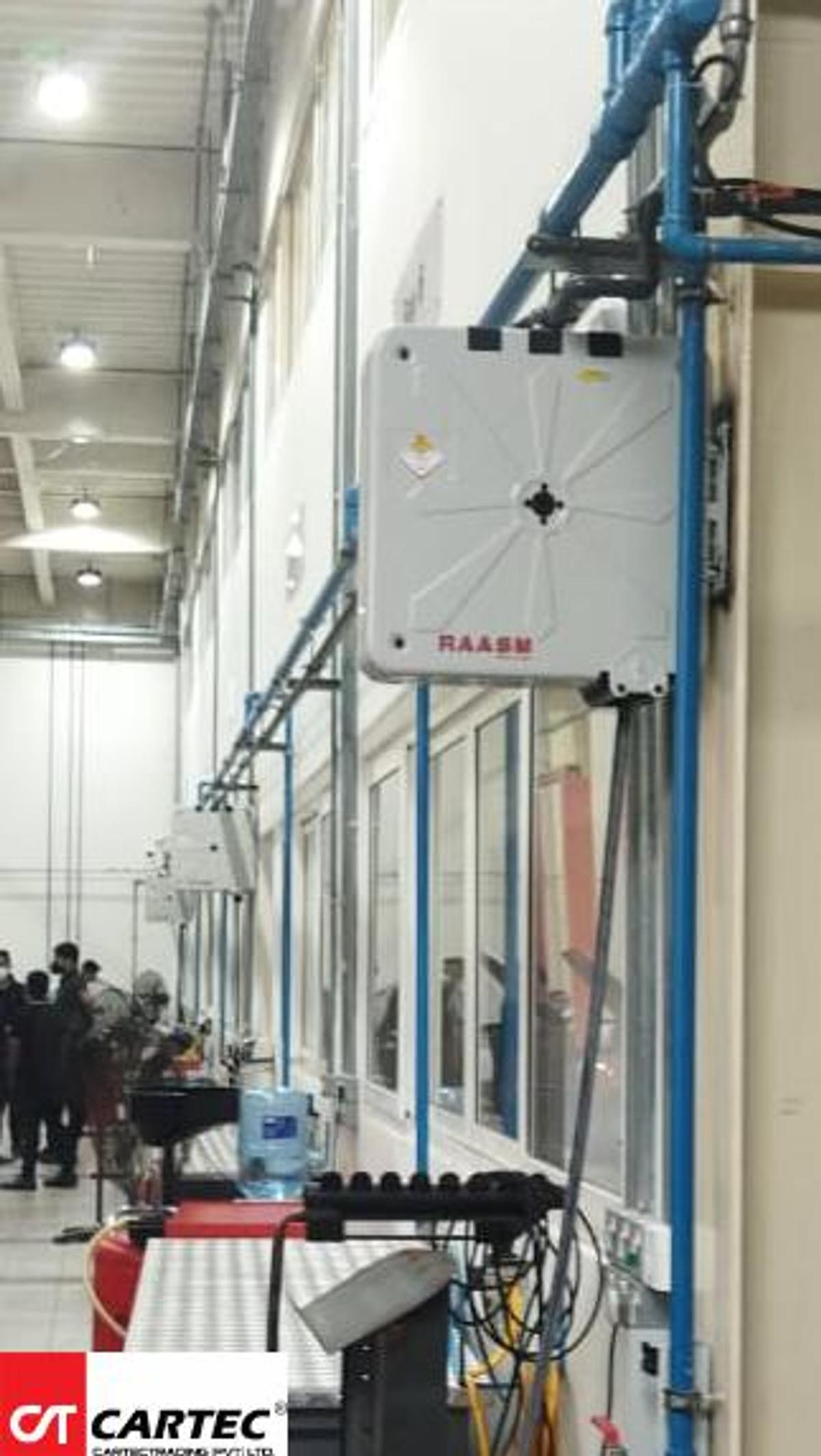 oil distribution line with hose reels and digital guns1