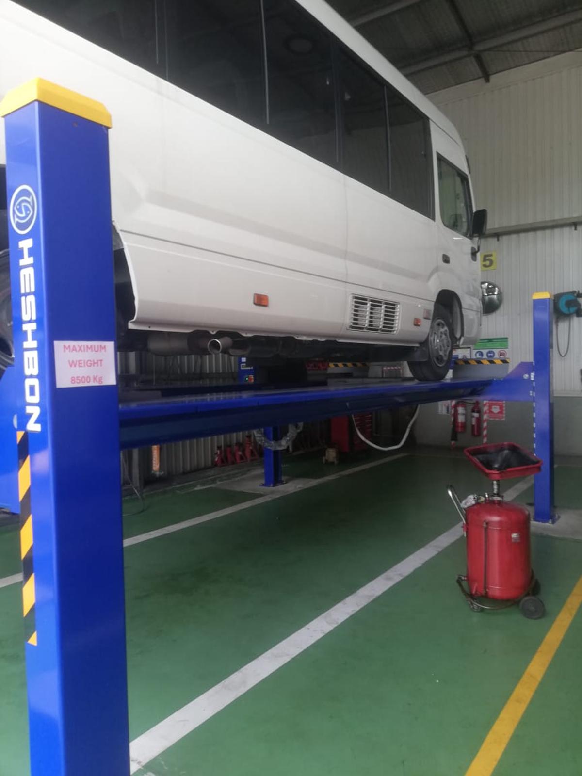 toyota hino heavy vehicle 4post lift 6 ton 8.5ton cartec trading6