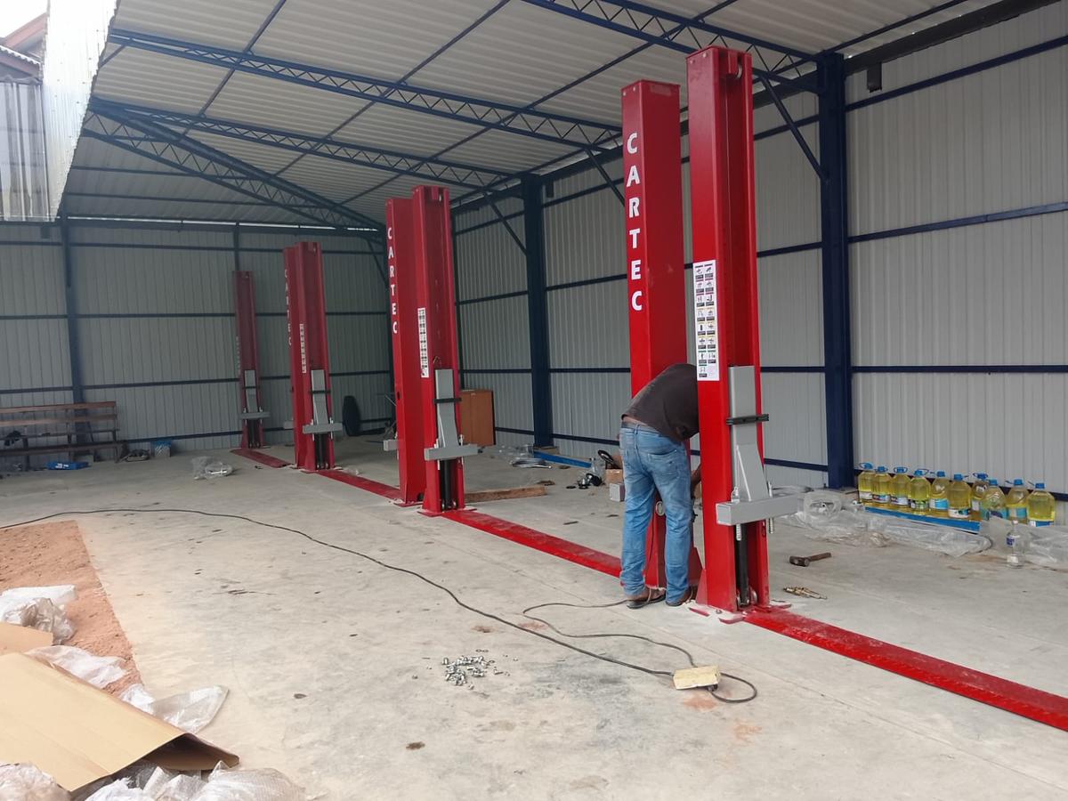 BAIC sri Lanka DPMC 2 post lift cartec trading1