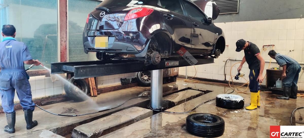 Peugeot Sri Lanka washing lift