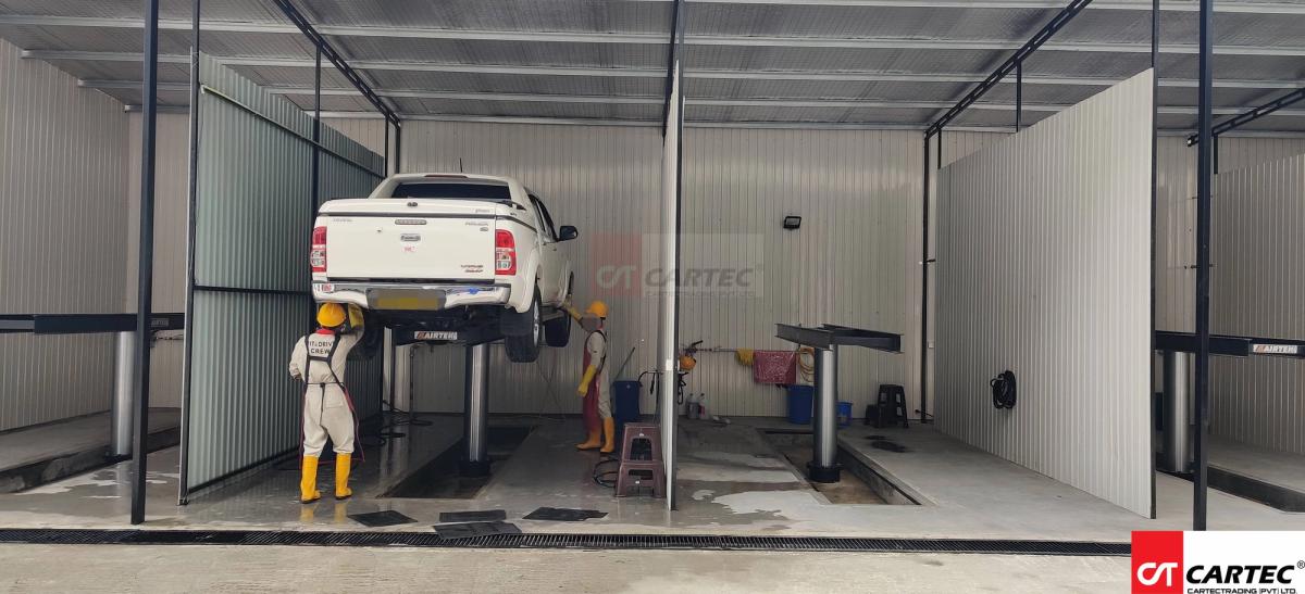 Hydraulic washing lift cartec trading toyotsu lanka