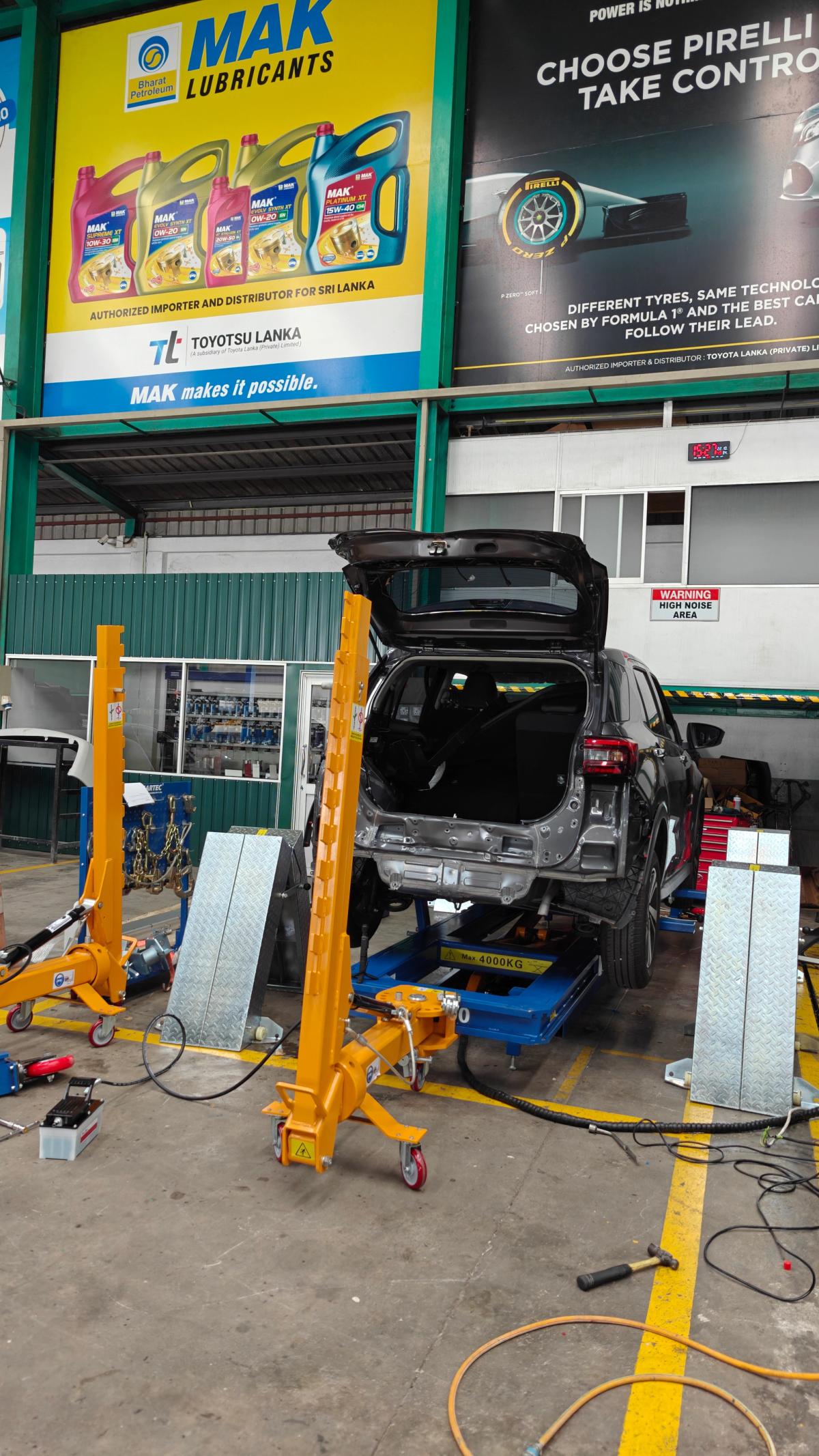 chassis frame repair bench cartec trading toyotsu lanka yakkala
