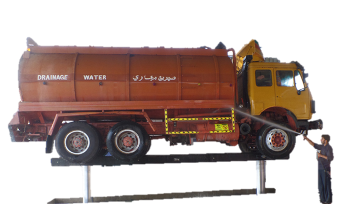 DUAL PISTON IN-GROUND HYDRAULIC WASHING LIFT