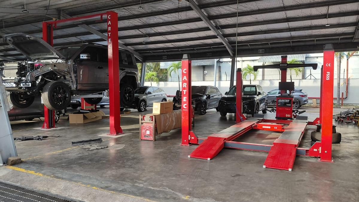 BYD Sri lanka cartec trading 2 post 4 post alignment lift0