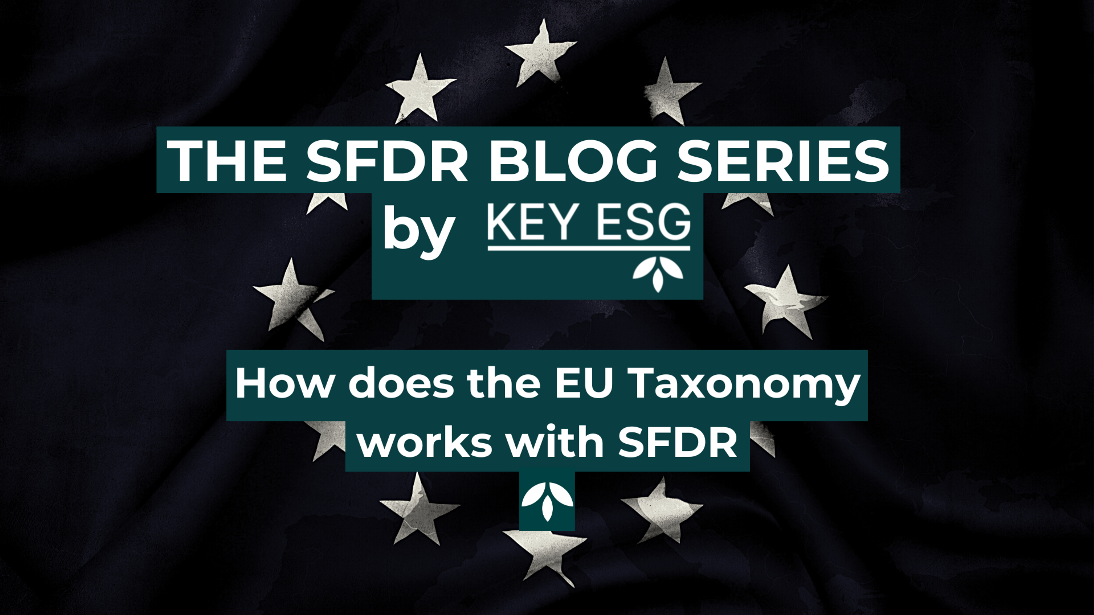 KEY ESG experts explain how the EU taxonomy work with SFDR