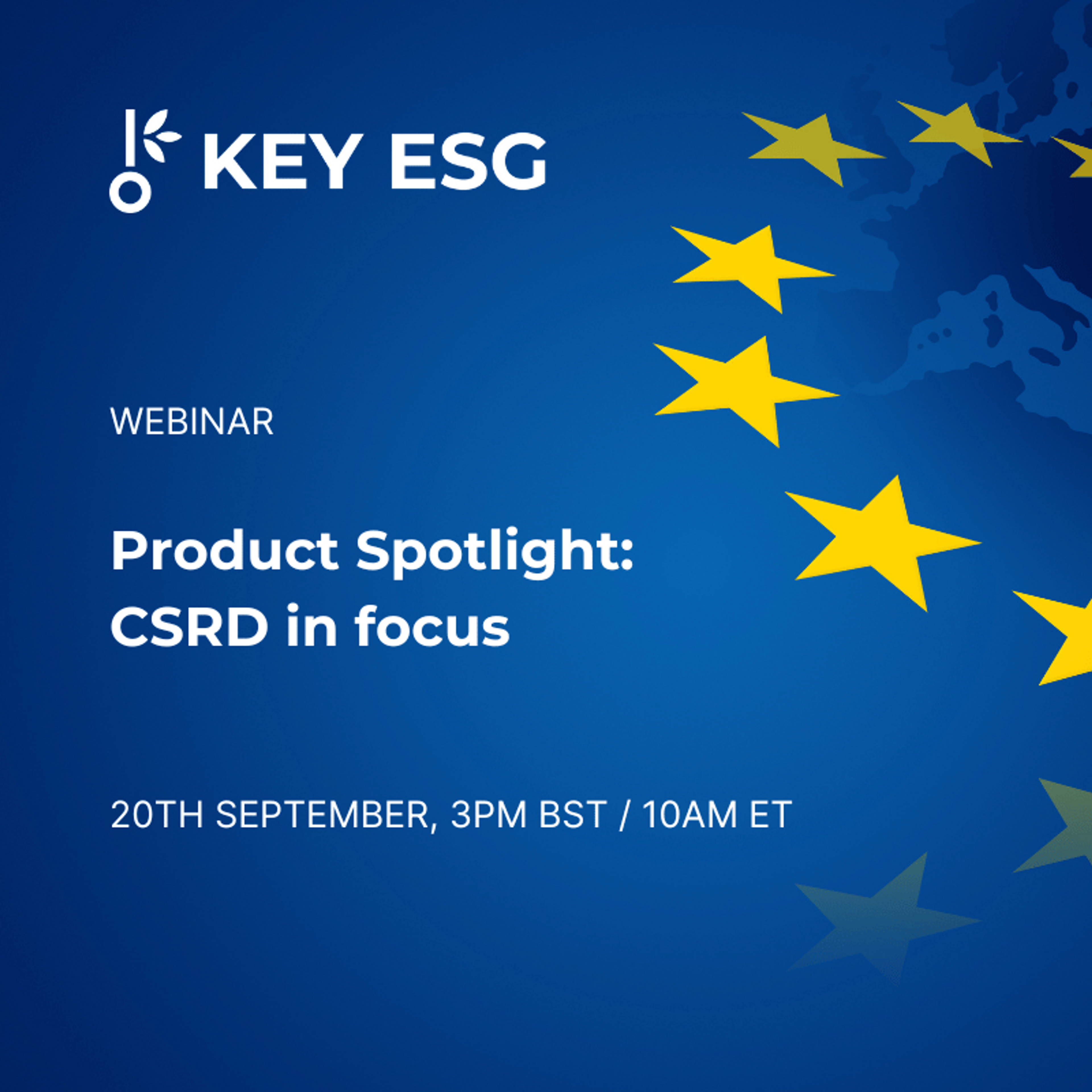 KEY ESG Product Spotlight webinar