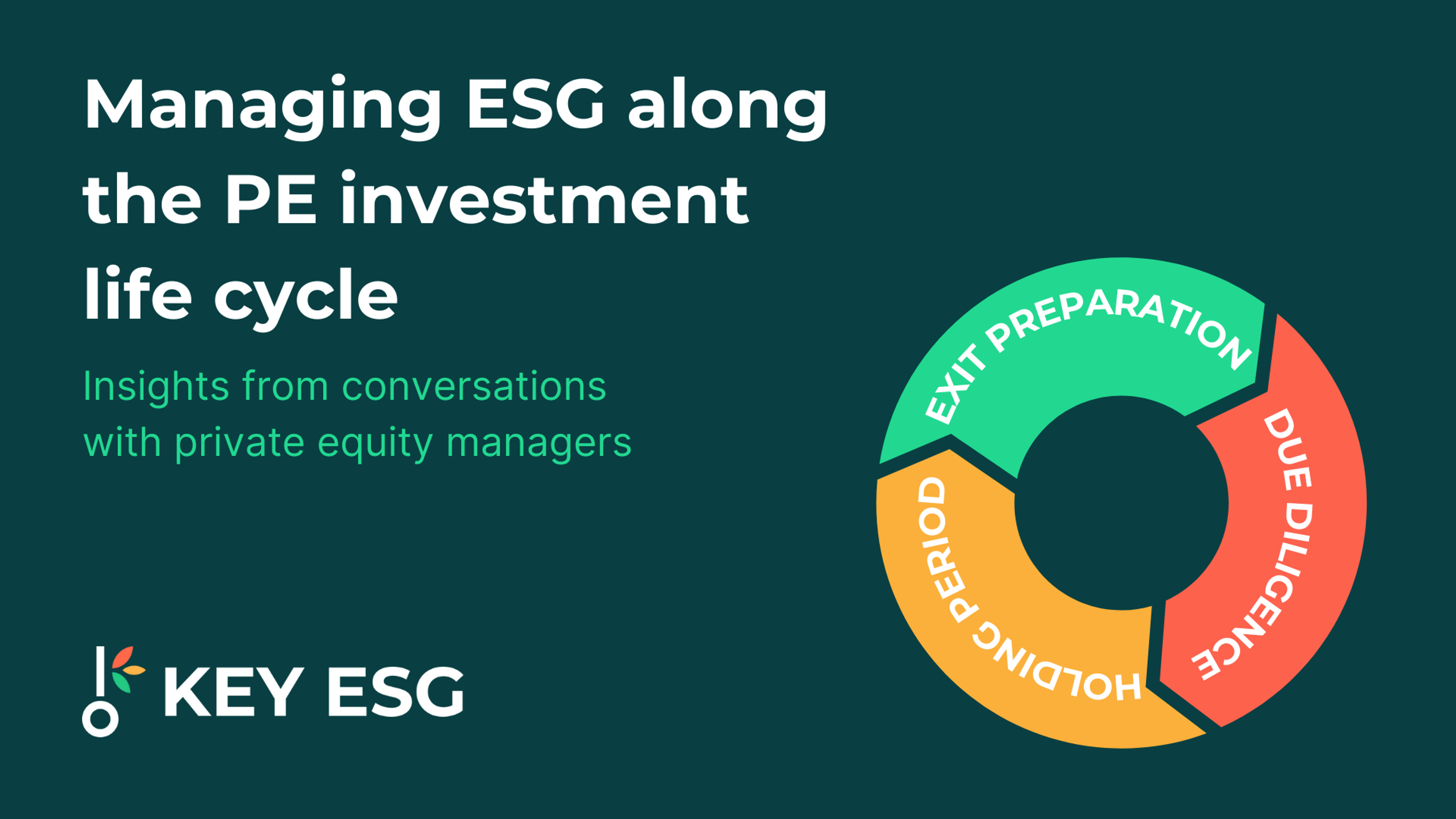 Managing ESG along the PE investment life cycle