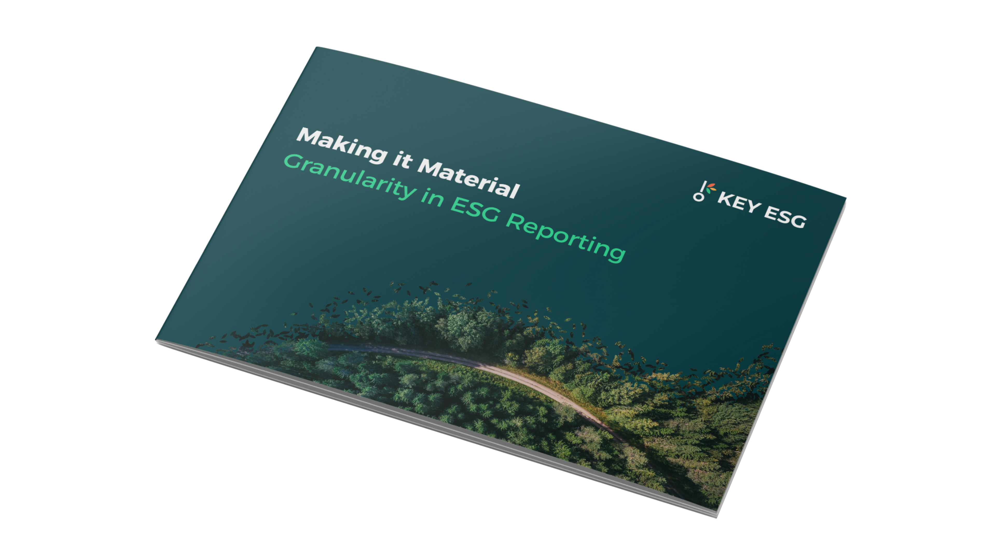 KEY ESG Report "Making it material - Granularity in ESG reporting" cover