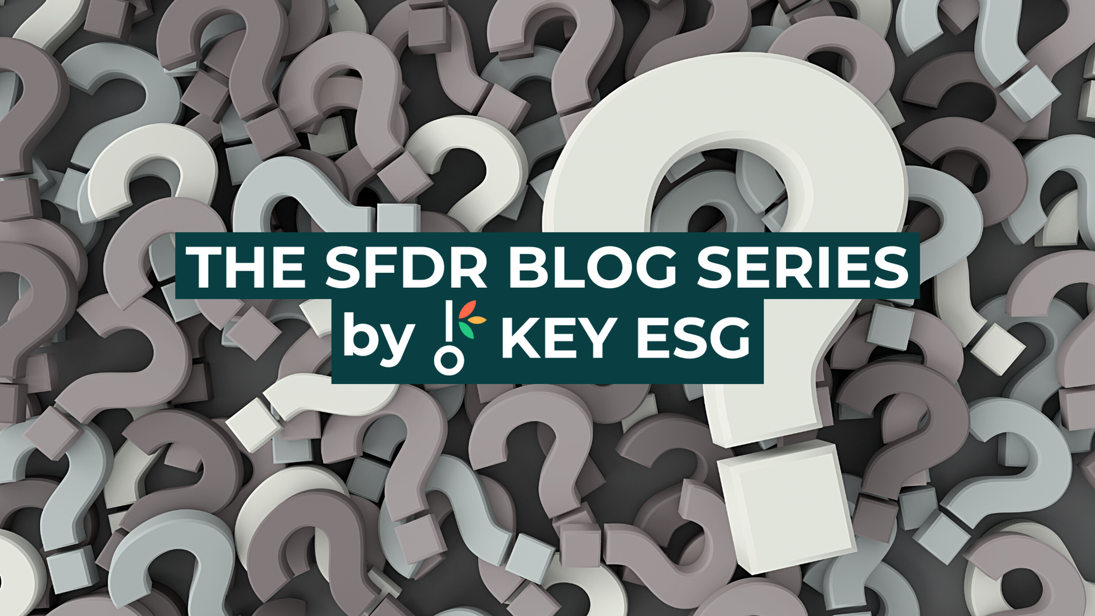 Cover image showing SFDR FAQs and questions