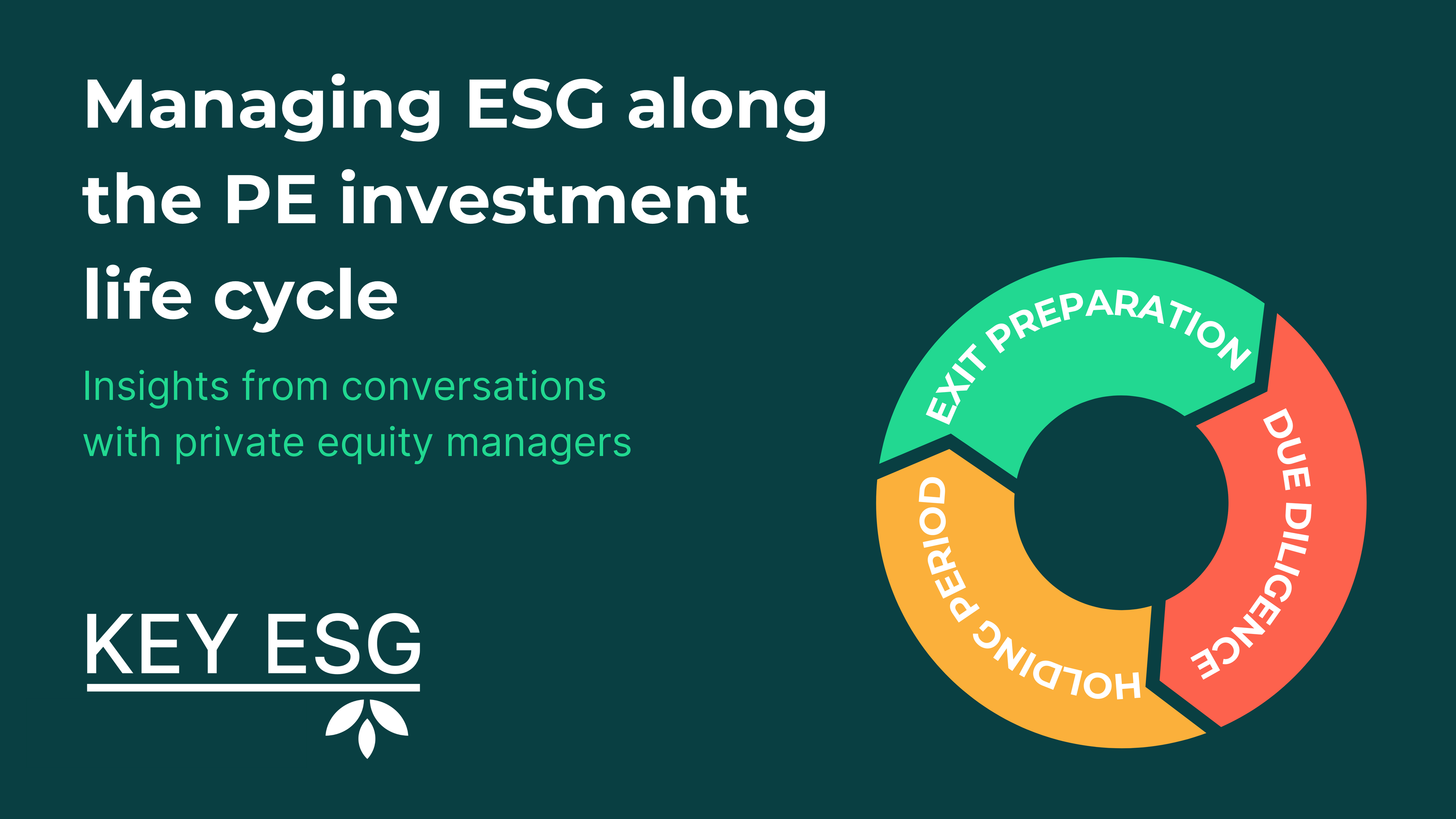 Managing ESG along the PE investment life cycle